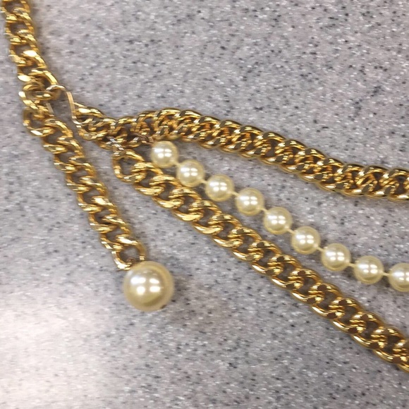 Gorgeous silver toggle chain-link metal belt - Picture 5 of 5